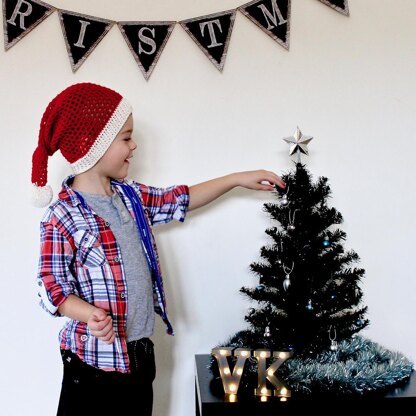 Slouchy Summer Santa Hat