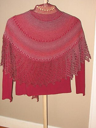 Love Affair in Lace Shawl