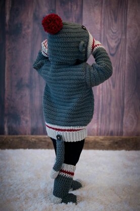 Sock Monkey Hoodie & Socks