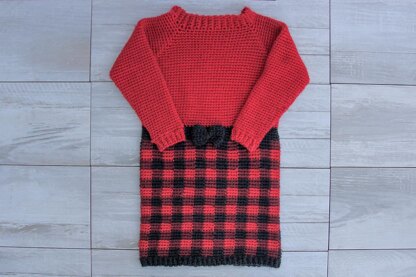 Pretty in Plaid Toddler Dress