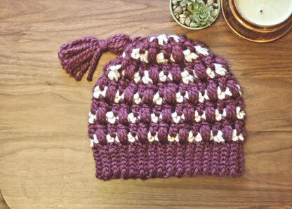 Madeleine Tasseled Beanie