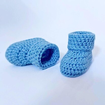 Simple Baby Booties