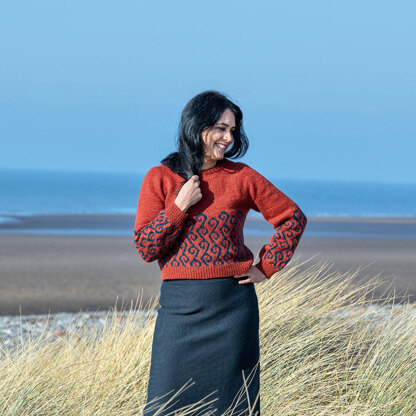 Ocean Surface Sweater in The Fibre Co. Cumbria - Downloadable PDF