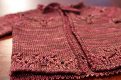 Damselfly baby cardi