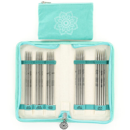 KnitPro Mindful Collection Compassion Set of 5 sizes of Double Pointed Lace Needles