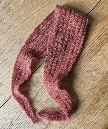 Slip stitch scarf