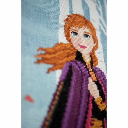 Vervaco Disney Frozen 2: Anna Counted Cross Stitch Kit - 37 x 51cm