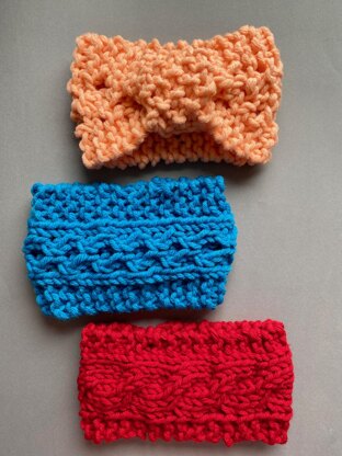 Trio of Super Chunky Headbands