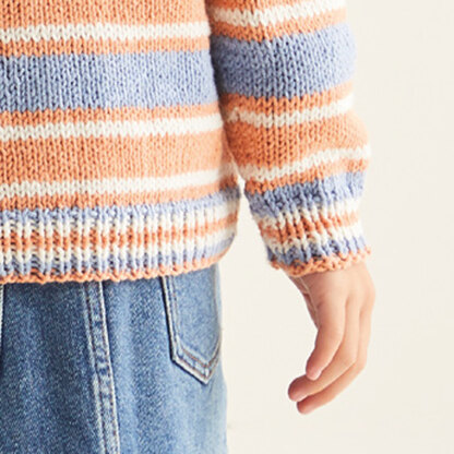 Sirdar 2542 Striped Cardigan PDF