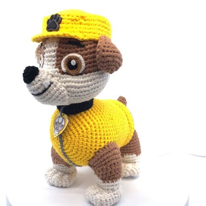 Paw Patrol Rubble crochet pattern