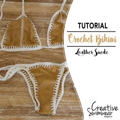 Suede Crochet Bikini