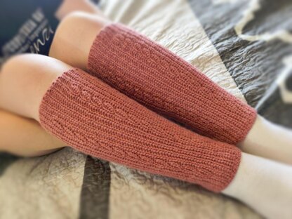 Cozy Cable Leg Warmers