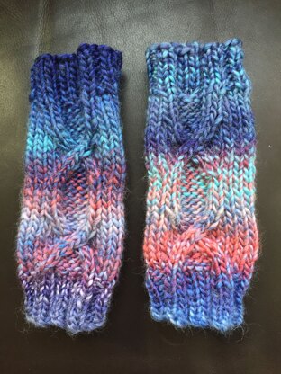 The Essential Knitted Wristwarmers in Paintbox Yarns