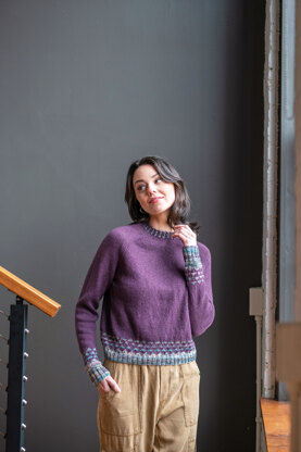 Zazel Sweater in Berroco Spree - Downloadable PDF