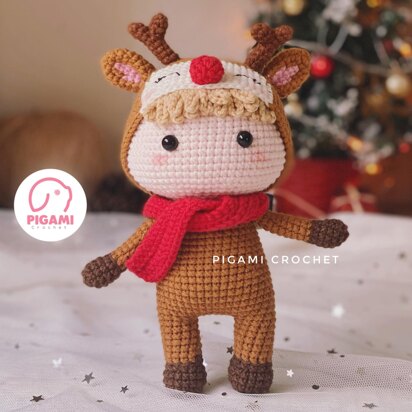 Reindeer Rudol Crochet Pattern