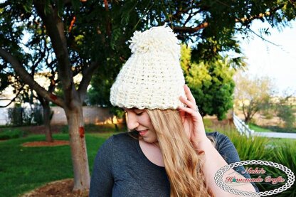 Chunky Knit-Like Hat