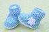 Boot Style Twinkle-Twinkle Baby Booties