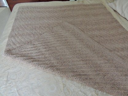 Diagonal Weave Throw Blanket