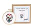 The Stranded Stitch Sugar Skull Cross Stitch Kit - 3 inches