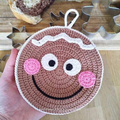 Gingerbread Man Potholder