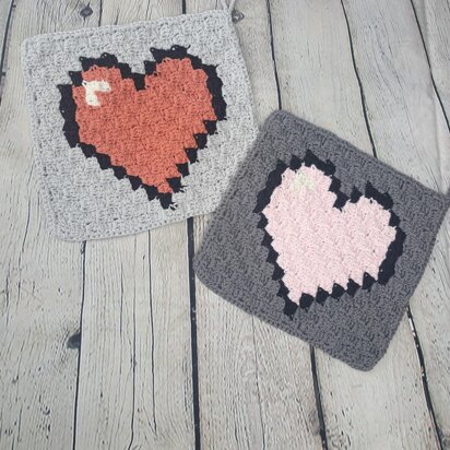 Heart Dishcloth