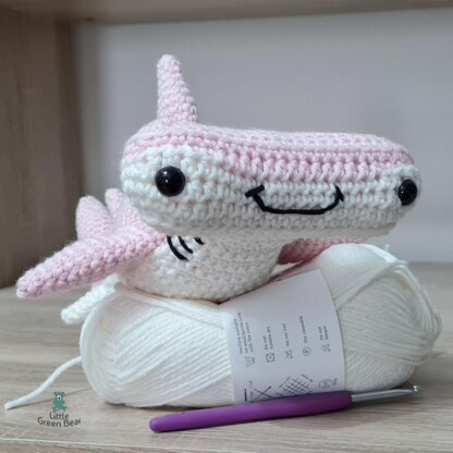 Hank the Hammerhead Shark - UK Terminology - Amigurumi