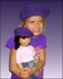 Matching beret, hat pattern for girl's and 18 inch doll. 501