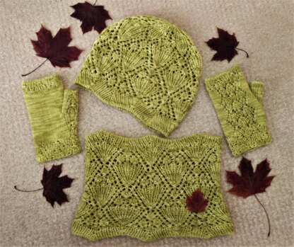 Bouquet Fingerless Mitts