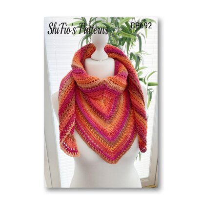 Ladies Scarf Crochet Pattern #692