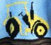 Childs Sweater with Tractor Motif