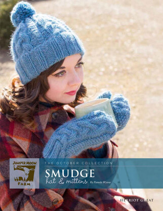 Smudge Hat & Mittens in Juniper Moon Herriot Great - J27-01 - Downloadable PDF