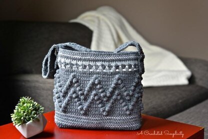 Chevron Bobble Tote Bag