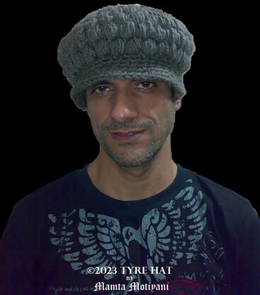 Tyre Hat | Crochet Pattern For Adult Men Women