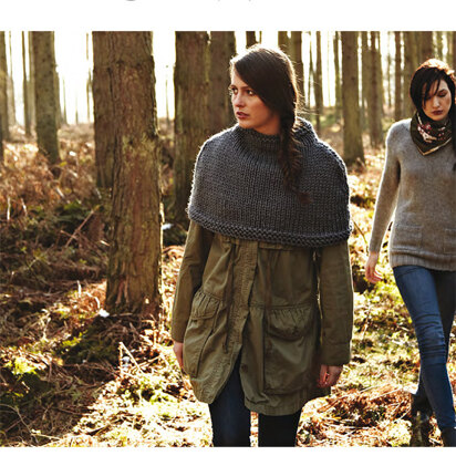 Pioneer Cape in Rowan Big Wool - D166 - Downloadable PDF