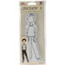 Prima Marketing Julie Nutting Mixed Media Cling Rubber Stamp - Aidan