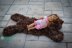 Faux Bear Skin Nursery Rug