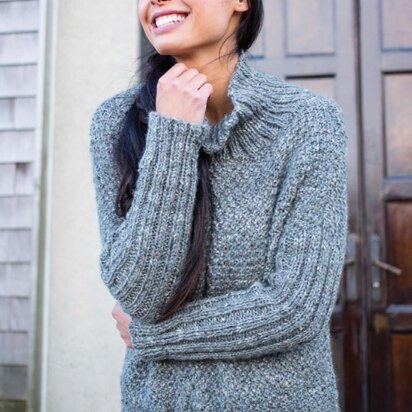 Alwen Sweater in Berroco Inca Tweed - 382-1 - Downloadable PDF