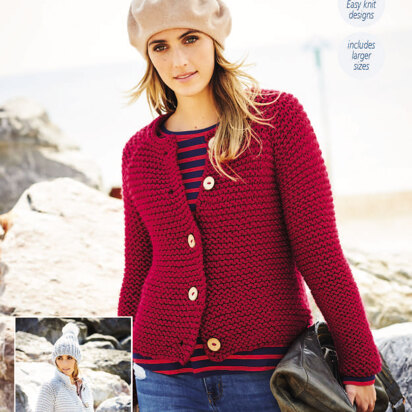 Cardigans in Stylecraft Special Super Chunky - 9594 - Downloadable PDF