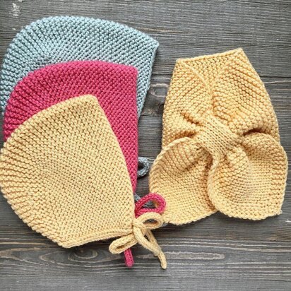 Baby Bonnet and Neck Scarf