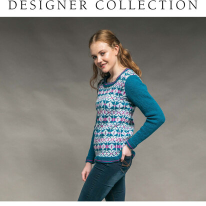 Crystals Sweater in Rowan Pure Wool Worsted - D171 - Downloadable PDF