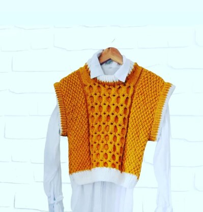 HoneyBee Vest Sweater
