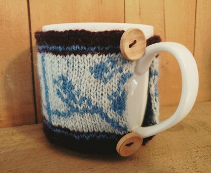 Blue Birds Mug Warmer