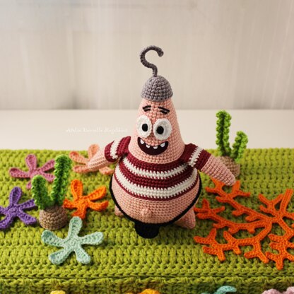 Plunderin’ Star Amigurumi Pattern – Chibi Pirate Star Plush | Cute Crochet PDF Pattern