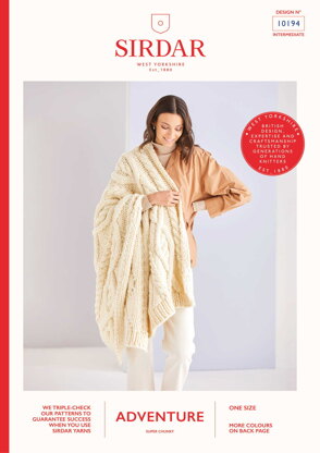 Blanket in Sirdar Adventure - 10194 - Downloadable PDF