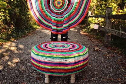 Dream Catcher Ottoman and Blanket