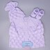 Tracy Baby Matinee coat, hat and shoes 18" chest