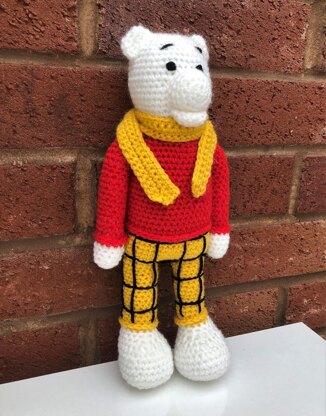 Rupert The Bear Crochet Pattern