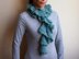 Ruffles spiral flower scarf