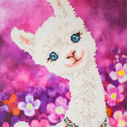 Diamond Dotz Lulu Llama Diamond Painting Kit