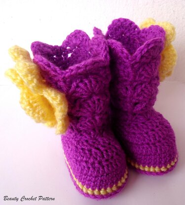 Rapunzel Baby Boots